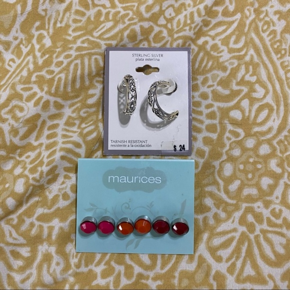 🌸 2/$10 New earrings bundle
